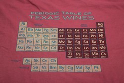 Periodic Table of Texas Wine Long Crimson